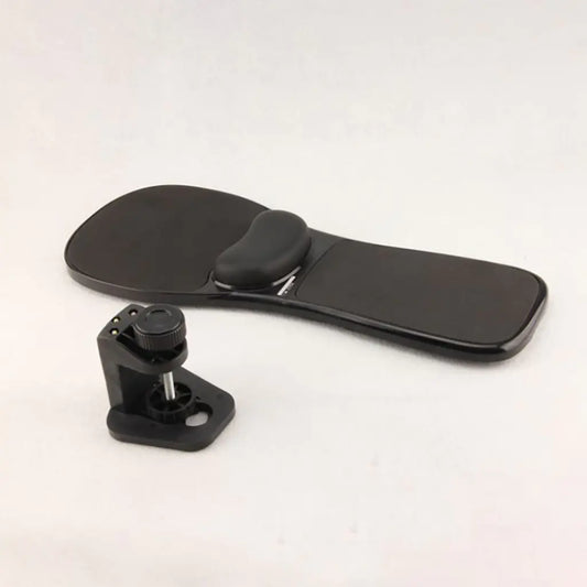 Adjustable Computer Arm Support with Integrated Mouse Pad & Wrist Rest